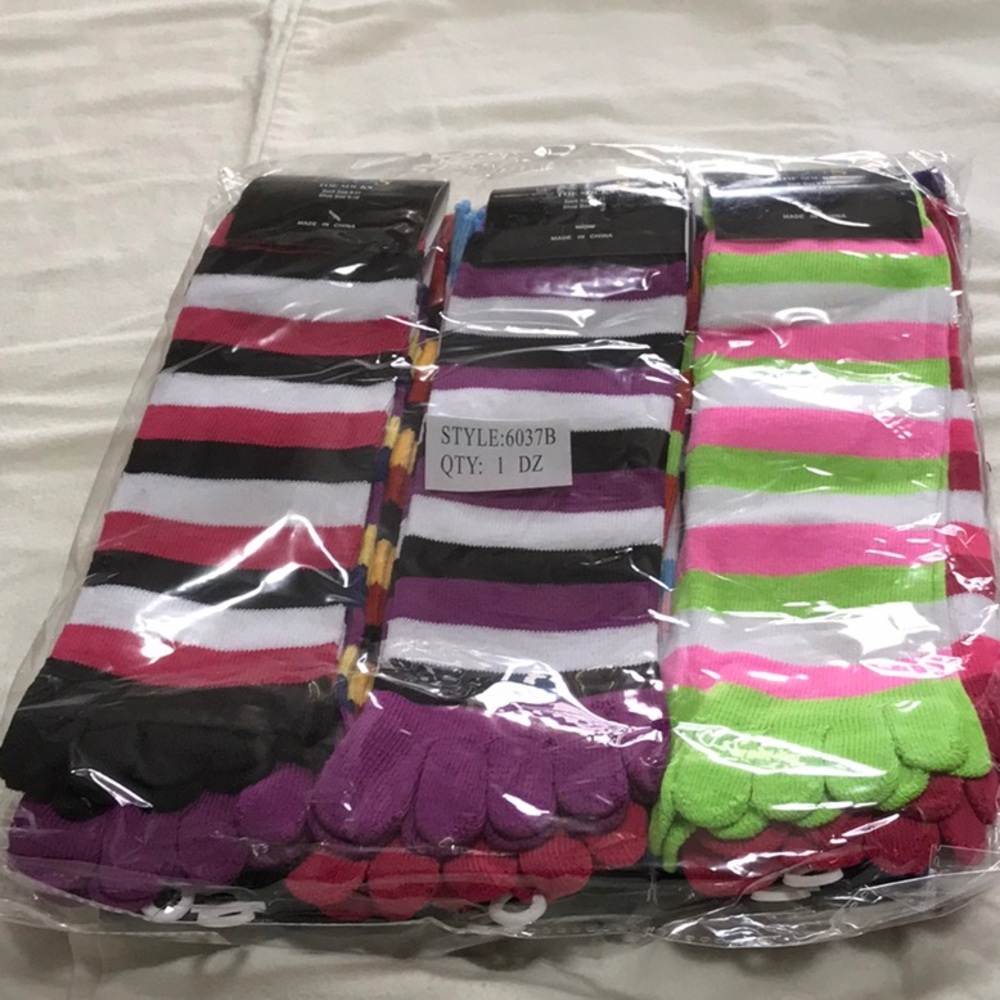 1 Dozen Assorted EROS  Toe Socks